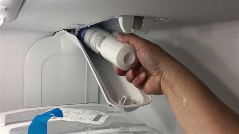 how to install water filter in ge fridge
